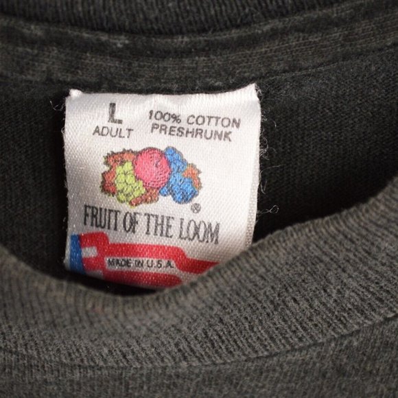 Vintage 1993 Warner Bros Shirt LARGE Bugs Bunny Taz 90's Peace Out Looney Tunes - Picture 4 of 6